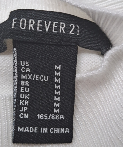 Forever 21 Knit Blouse With Swiss Dots - Picture 5 of 5